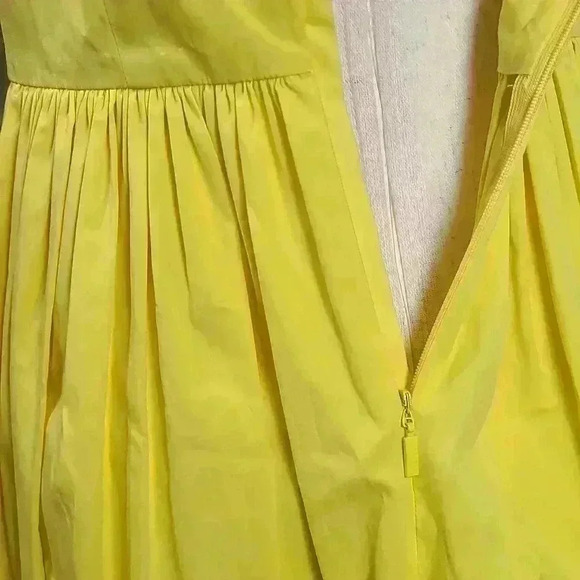Boss by hugo boss dress in mustard (yellow) color size 6 fit as size S - Picture 16 of 16